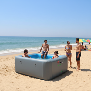 <span class=keywords><strong>สระ</strong></span>น้ำเป่าลมทรงสี่เหลี่ยมแบบหนาพิเศษ ทนทาน สำหรับเด็กและผู้ใหญ่ <span class=keywords><strong>สระ</strong></span>ว่ายน้ำกลางแจ้งสำหรับเด็ก - Product Image 2