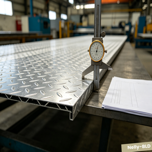 Plaque en <span class=keywords><strong>aluminium</strong></span> 6063 T5 à 5 barres, tôle d'<span class=keywords><strong>aluminium</strong></span> à motif damier, bonne propriété d'anodisation - Product Image 5