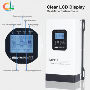 200a mppt सौर चार्ज नियंत्रक 450v इनपुट 24v/36v/48v/60v-168v180v/192v lcd डिस्प्ले rs485/wifi सौर बैटरी घरेलू उपयोग - Product Image 2