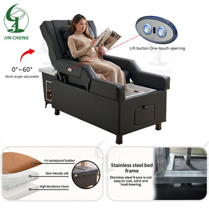 Jincheng Verstellbarer Elektrischer Rückenlehnen-Hebestuhl für Haarwäsche, Fußbad, Thai-Pediküre, <span class=keywords><strong>Massage</strong></span> und Kopf-Spa-Bett - Product Image 3