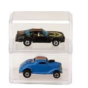 Yageli Wholesales Custom Acrylic Hot Wheels Display Case 1/64 Scale Die-cast Model Car Display Case with LED Light