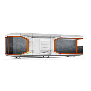 Casa Mobile di Lusso Prefabbricata Tipo Capsula Spaziale con Finestra in Alluminio, Casa Container <span class=keywords><strong>per</strong></span> <span class=keywords><strong>Dormire</strong></span> all'Aperto in Cina - Product Image 3