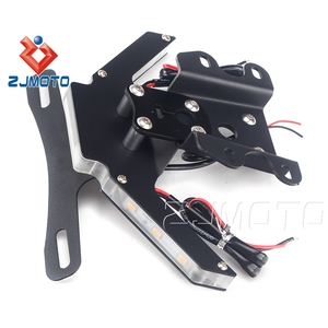 Clignotants arrière de moto Kit d'éliminateur de garde-boue à LED support d'éclairage de plaque d'immatriculation pour <span class=keywords><strong>Yamaha</strong></span> <span class=keywords><strong>MT</strong></span>-07 FZ-07 2014-2020 - Product Image 6