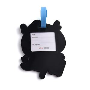 Etiquetas de Equipaje Personalizadas de Silicona Suave, Etiquetas de PVC para Maletas, Etiquetas de Viaje con Dibujos Animados - Product Image 2