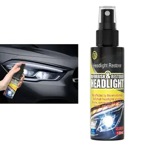 Fluide de Restauration de Phares Automobiles NIKO 120ML Transparent, Kit de Polissage de Phares de Voiture Longue Durée, Dissolvant Polyvalent des Rayures - Product Image 1