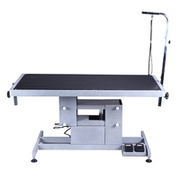 Mesa de Peluquería Canina Eléctrica e Hidráulica Shernbao FT-804LE de Gran Tamaño con Brazo Giratorio para Perros Grandes