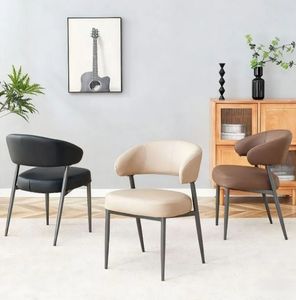 Sillas de Comedor de Cuero 2026 para Cocina, Sillón de Lujo para Comedor, Muebles de Oficina, Silla de Negociación de Alta Gama - Product Image 6
