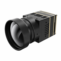 Module d'imagerie thermique LWIR non refroidi 1280*1024 12µm avec objectif longue portée 50 mm, 50 Hz, 35 mK NETD, cœur de caméra