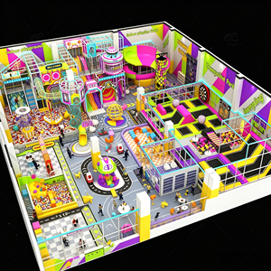 Aire de jeux intérieure personnalisée clé en main, équipement de jeux souples sur mesure avec toboggan LED par FEI RUI Amusement - Product Image 4