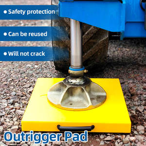 Taille/couleur personnalisées, coussinets stabilisateurs UHMWPE pour charges lourdes, coussinets antidérapants pour jambes de grue pour un fonctionnement sûr de la machine - Product Image 1