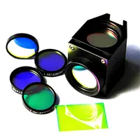 Filtro de lente fluorescente CY3, lentes ópticas fluorescentes de paso de banda