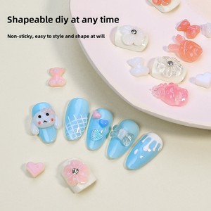 Gel de construction pour ongles 21 couleurs, solide, non collant, sans papier, pour modelage manuel, longue durée, construction rapide, adhésif en bouteille - Product Image 5