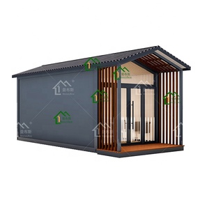 Design rimovibile per la casa del piccolo contenitore <span class=keywords><strong>in</strong></span> acciaio leggero prefabbricato <span class=keywords><strong>in</strong></span> Cina per l'uso di un Hotel <span class=keywords><strong>in</strong></span> ufficio realizzato con materiale per pannelli Sandwich - Product Image 1