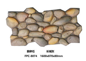 NOUVEAU ARRIVÉ bloc faux rock Panneau Mural Imperméable Art galets pierre <span class=keywords><strong>D</strong></span>écorations Polyuréthane Faux Revêtement moulage extérieur - Product Image 6