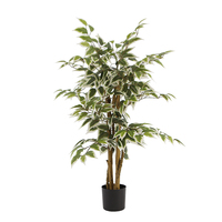 90cm Faux Ficus Arbre Artificiel Vert Faux Plante Avec Pot pour La Décoration Intérieure Bureau Salon Jardin Décoration