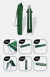 Personalizado Lettino <span class=keywords><strong>Catre</strong></span> Klappbett aluminio 600D Oxford portátil al aire libre viaje jardín tienda de campaña cuna individual cama plegable de lujo - Product Image 5
