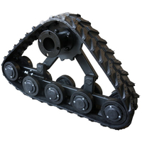Kits de conversion de chenilles en caoutchouc / Système de chenilles en caoutchouc pour mini-motoculteur / Kits de conversion de chenilles en caoutchouc pour micro-labourage