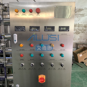 Système de purification en deux étapes en acier inoxydable de 500 L, équipement de traitement de l'eau pure par osmose inverse avec adoucisseur - Product Image 6