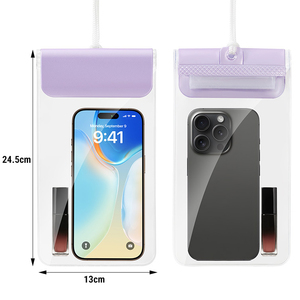 Étui étanche IPX8 transparent pour téléphone portable avec écran tactile, sac étanche pour <span class=keywords><strong>iPhone</strong></span> 16 17 Pro Max - Product Image 4