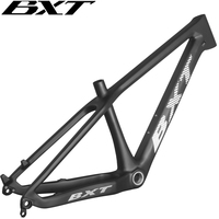 Rangka Sepeda MTB Karbon Ultralight BXT Harga Terjangkau 24er Hard Tail Tapered Disc Brake BSA Carbon Thru Axle