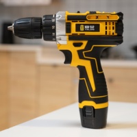 Boîte à outils multifonctionnelle YaJin 12V avec batterie au lithium, tournevis, mallette rigide en plastique, outils à main OEM pour le bricolage et l'industrie