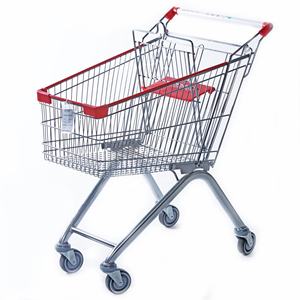 Carrito plegable de metal para supermercado, carrito de compras con asiento para ancianos, carrito de compras, carrito de compras plegable - Product Image 2