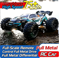 Camion tout-terrain RC Aidison à l'échelle 1:24, haute vitesse 38 km/h, 4 roues motrices, avec fonctions de drift et d'escalade, recharge USB, pour enfants