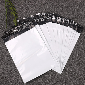 Bolsa de entrega rápida blanca gruesa, bolsa de mensajería de polietileno impermeable, embalaje de almacenamiento autoadhesivo para envío logístico - Product Image 3