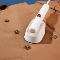 Mini fer à vapeur électrique portable de 0,4 kg, fer à vapeur de voyage pour vêtements avec tapis isolant thermique