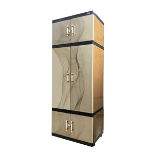 Perchero multifuncional Jumbo Pro en elegante plástico color crema y marrón ofrece soluciones portátiles para guardarropa que combinan durabilidad. - Product Image 3