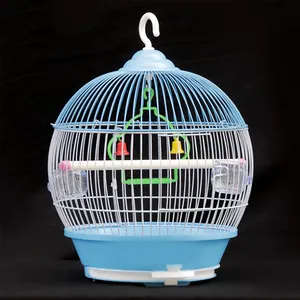 Fabrika doğrudan satış dayanıklı katlanabilir kubbe yetiştiriciliği papağan kuş kafesi katlanır elektroliz galvanizli starling kafes