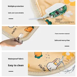 Waterdicht Huisdier Elektrische Deken Verwarmingskussen Voor Katten En Honden Doek Materiaal Klein Formaat Elektrische Deken Huisdier Benodigdheden - Product Image 3