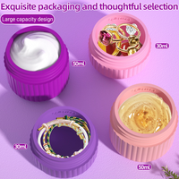 Bouteille de voyage en silicone portable en gros mignon et étanche 30ml/50ml mini conteneur de stockage pour cosmétiques shampooing réutilisable