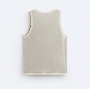 Custom Summer Breathable Casual Cotton Crew Neck <b>Knit</b> <b>Vests</b> <b>Men's</b> <b>Knit</b> <b>Vests</b> - Product Image 5