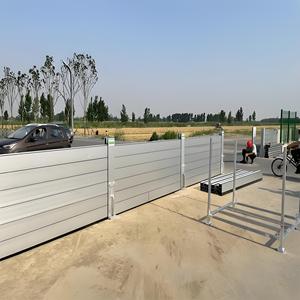 Stackable tái sử dụng hợp kim nhôm lũ rào cản cổng cửa nhà máy chống lũ kiểm soát cho nhà để xe lối vào rào cản giao thông - Product Image 5