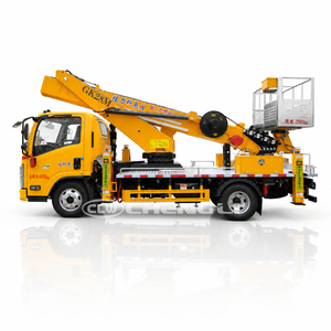 Iisuzu 28m High Reach Bucket Truck Light Duty Aerial Work Platform with 6 Section Telescopic Boom - Product Image 3