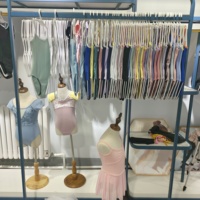 Nouvelles arrivées 2026 : Robe de danse rose à col en V, motif floral estival, pour ballet