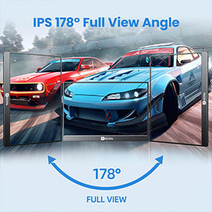 Monitor Portátil para Juegos Arpoza, Más Económico, FHD IPS de 13.3 Pulgadas, Delgado, 2K, USB Tipo-C, para Laptop, Macbook, PC - Product Image 3