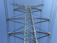 Brazo Transversal Compuesto de FRP de 110 kV, Herraje Eléctrico Ligero para Sistemas de Transmisión Aérea