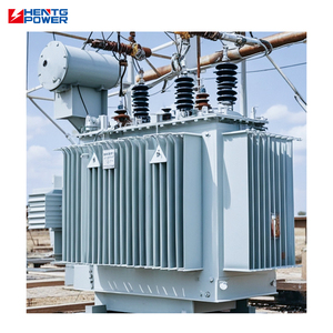 Transformador trifásico industrial elevador de potencia de 1250 kVA, 20 kV a 0,4 kV, sumergido en aceite para distribución de energía - Product Image 1