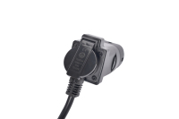 Adaptateur 16A P2L Type 2, convertisseur d'alimentation pile-à-charge Type 2 vers prise | Multiprise avec prises Schuko, UK, Israël, Suisse