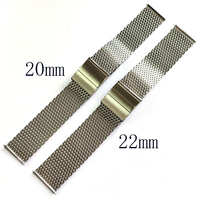 Bracelet de montre en acier inoxydable Milan Mesh, réglable, de luxe, étanche, à dégagement rapide, boucle magnétique respirante, vente chaude