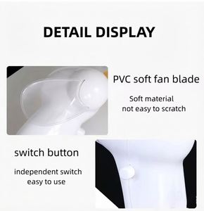 Nouveau Ventilateur Électrique Portable Tendance 2026 en Plastique Premium avec Logo Personnalisé, Message Lumineux LED Moderne et Lumières LED Multicolores pour Ventilation - Product Image 5