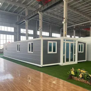 Ready-Made 40Ft 20Ft Prefab Shipping Container Expandable 5 Bedroom Light Steel Folding Prefabricated House Villa for Sale