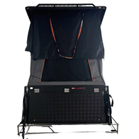 Tienda de campaña con dosel para camioneta plegable y ligera con existencias de sistema de liberación rápida disponibles para F150 5.5ft y Tacoma 5ft y Tacoma 6ft