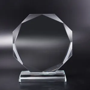 水晶客人纪念品K9升华空白水晶冰山定制激光雕刻3d相框水晶奖杯