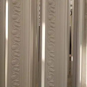 Moldings Classic Customized Wood Interior decoration fiber glass gypsum cornice