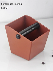 Cubo de desecho de café para espresso, contenedor de posos de café ABS antideslizante, cazo biselado para residuos, accesorios y herramientas para <span class=keywords><strong>barista</strong></span> - Product Image 5