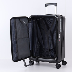 Craftsman Luggage Set 3-Piece Black Spinner Wheels TSA <b>Lock</b> Business Travel - Product Image 4
