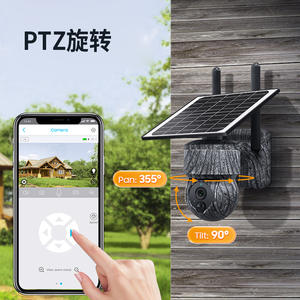 Caméra solaire Vesian 3MP avec vision nocturne HD, surveillance extérieure PTZ, stockage cloud et interphone vocal - Product Image 4